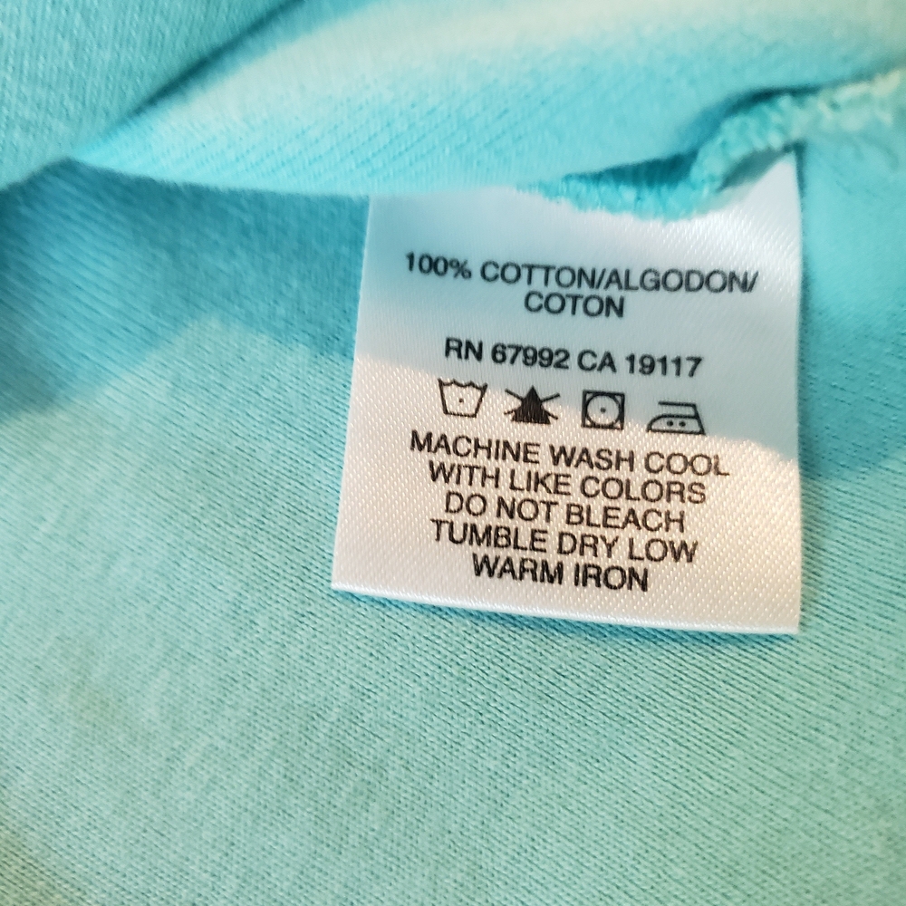 Sigrid Olsen Aqua Scoop Neck Tank Size: M - Picture 8 of 8